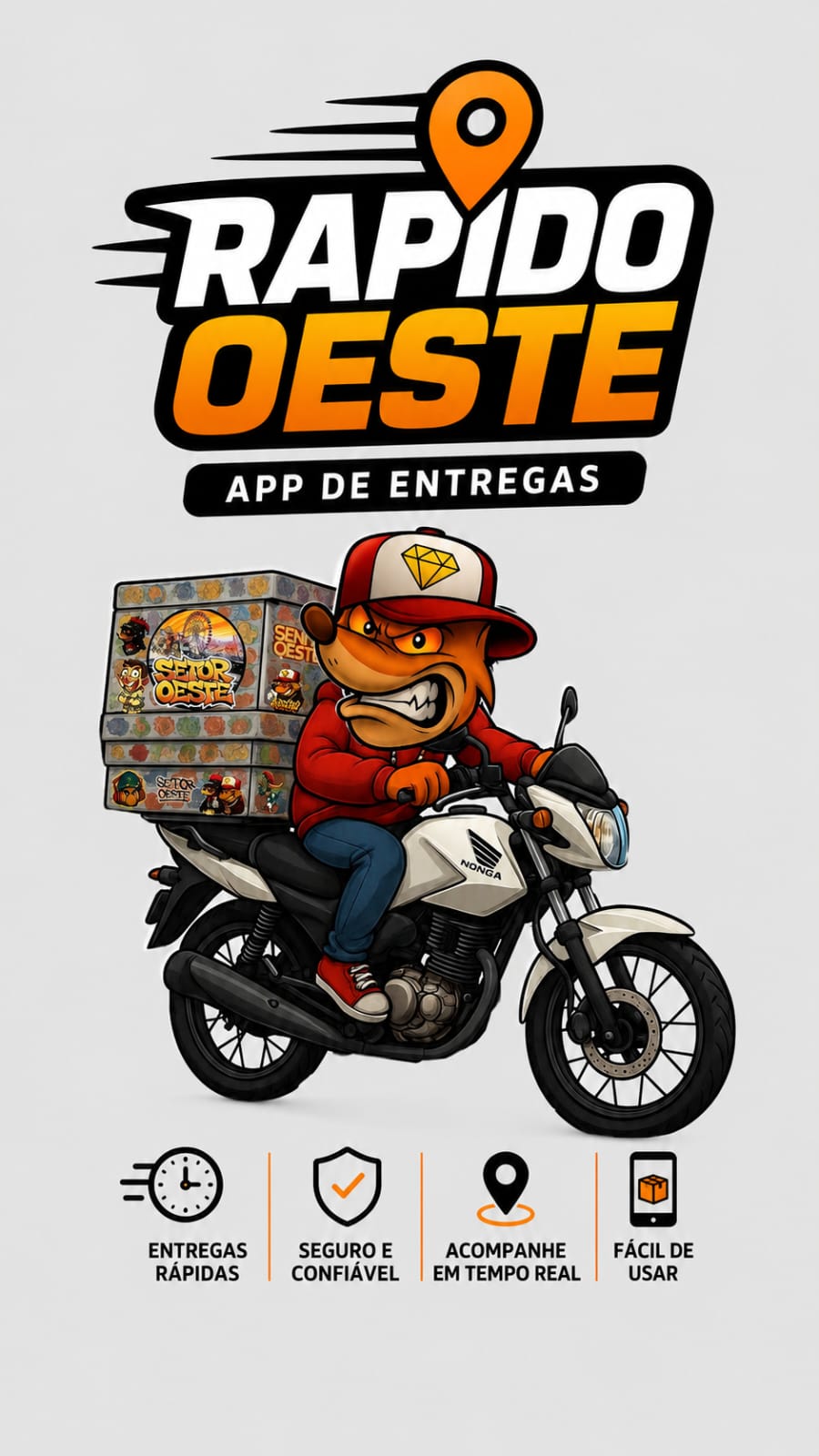Rápido Oeste - aplicativo de entregas